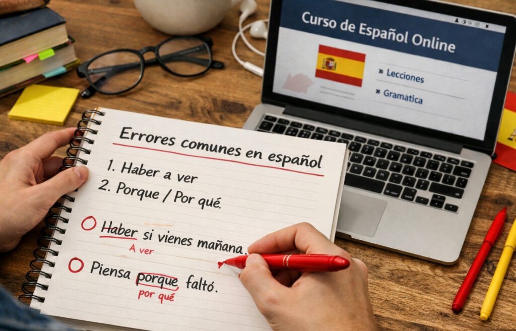 10 errores comunes en español y cómo evitarlos